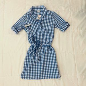Vinyard Vines Women's Tie Front Gingham Shirt Dress